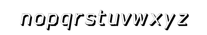 AAA-WatinBold3D-Italic Font LOWERCASE