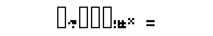 AAAAA Font OTHER CHARS