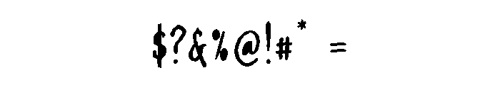 AAKSARAAN BLACK RIDGE Font OTHER CHARS