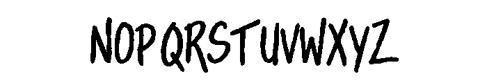 AAKSARAAN BLACK RIDGE Font UPPERCASE
