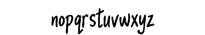 AAKSARAAN BLACK RIDGE Font LOWERCASE