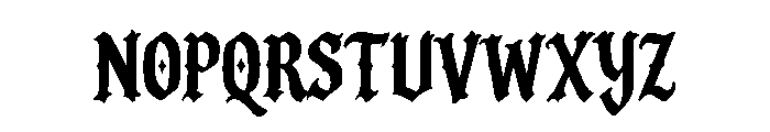 AAKSARAAN RAVENHOLD Font UPPERCASE