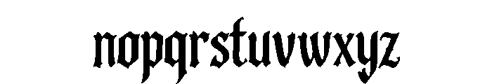 AAKSARAAN RAVENHOLD Font LOWERCASE