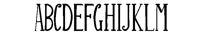 Aagaz Font UPPERCASE