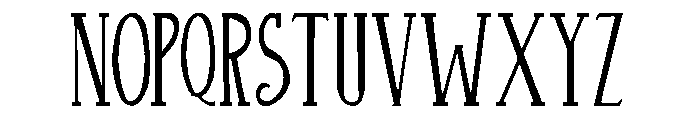 Aagaz Font LOWERCASE