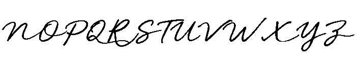Aaksaraan Mirellia Font UPPERCASE