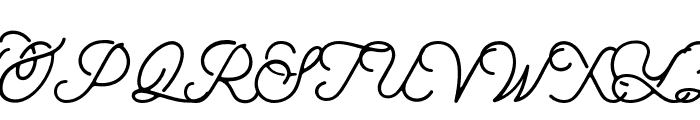 Aaleyah_PersonalUseOnly Font UPPERCASE