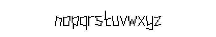 Aardvark Cwm Type Regular Font LOWERCASE