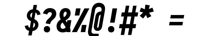 Aardvark Fixed Black Italic Font OTHER CHARS