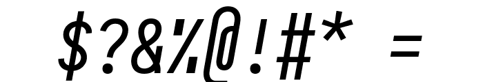Aardvark Fixed Italic Font OTHER CHARS