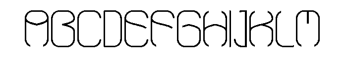 Aaron Standard Font UPPERCASE