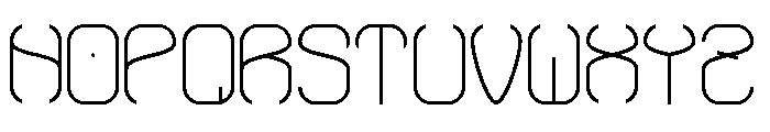 Aaron Standard Font UPPERCASE