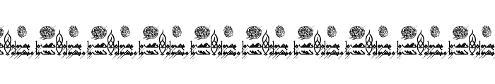Aayat Quraan 14 Font OTHER CHARS