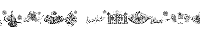 Aayat Quraan 19 Font LOWERCASE