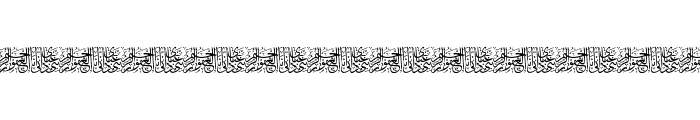 Aayat Quraan 21 Font UPPERCASE