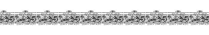 Aayat Quraan 27 Font OTHER CHARS