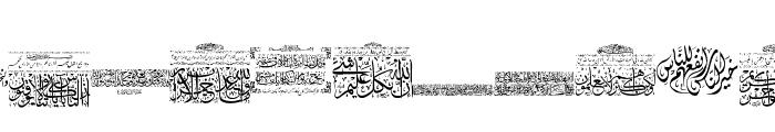 Aayat Quraan 3 Font LOWERCASE