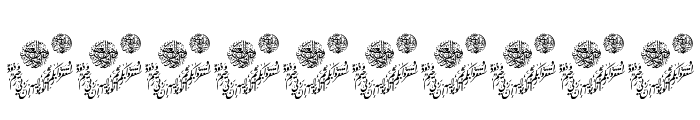 Aayat Quraan_039 Font OTHER CHARS