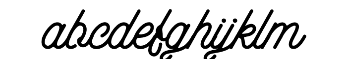 aaleyah-PERSONAL-USE-ONLY Font LOWERCASE