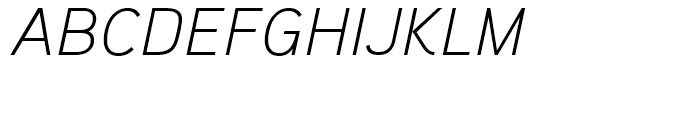 Aaux Pro Light Italic Font UPPERCASE