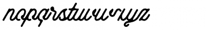 Aaleyah Thick Rough Font LOWERCASE