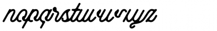 Aaleyah Thick Font LOWERCASE