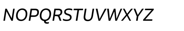 Aalto Sans Essential Alt Regular It Font UPPERCASE