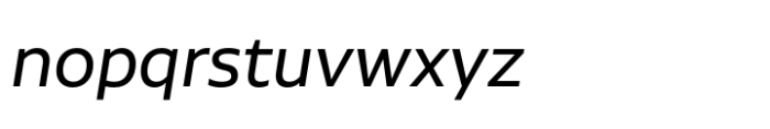 Aalto Sans Essential Alt Regular It Font LOWERCASE