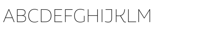 Aalto Sans Essential Alt Thin Font UPPERCASE