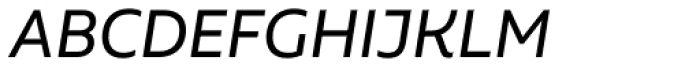 Aalto Sans Essential Regular Italic Font UPPERCASE