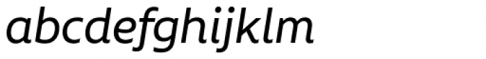 Aalto Sans Essential Regular Italic Font LOWERCASE