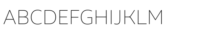 Aalto Sans Essential Thin Font UPPERCASE