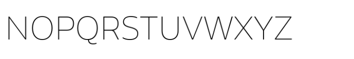 Aalto Sans Essential Thin Font UPPERCASE