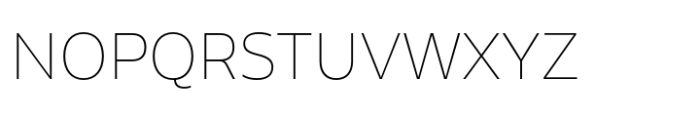 Aalto Sans Pro Thin Font UPPERCASE