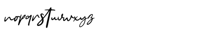 Aaron Ramsey Italic Font LOWERCASE