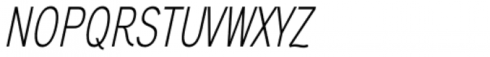 Aaux Next Comp Light Italic Font UPPERCASE
