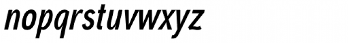 Aaux Next Comp SemiBold Italic Font LOWERCASE
