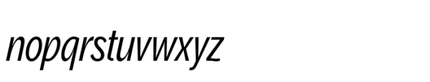 Aaux Pro Cyrillic Compressed Normal Italic Font LOWERCASE