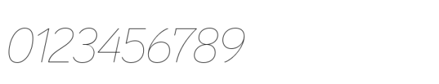 Aaux Pro Cyrillic Hairline Italic Font OTHER CHARS
