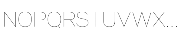 Aaux Pro Greek Wide Hairline Font UPPERCASE
