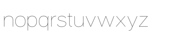 Aaux Pro Greek Wide Hairline Font LOWERCASE