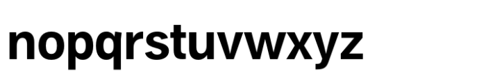 Aaux Pro Korean SemiBold Font LOWERCASE
