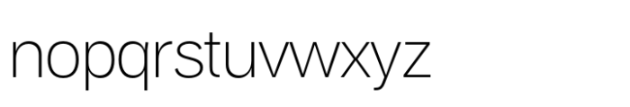 Aaux Pro Korean Thin Font LOWERCASE