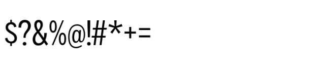 Aaux Pro Thai Compressed Regular Font OTHER CHARS