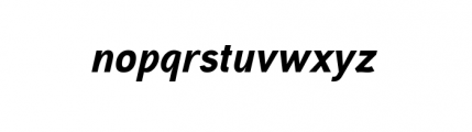 Aaux Next Black Italic Font LOWERCASE