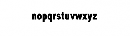 Aaux Next Complete Compressed Ultra Font LOWERCASE