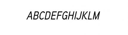 Aaux Next Complete Condensed MediumItalic Font UPPERCASE