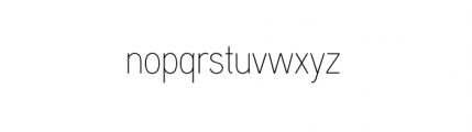 Aaux Next Condensed Pack A Condensed Thin Font LOWERCASE