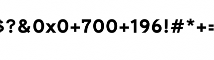 Aaux Next Wide Family Wide Black Font OTHER CHARS