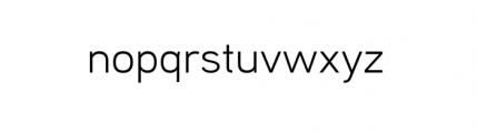 Aaux Next Wide Family Wide Regular Font LOWERCASE